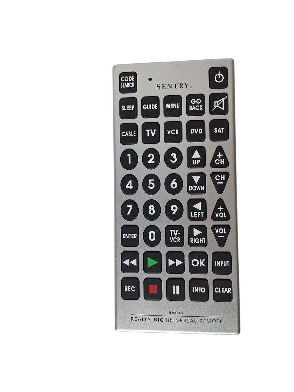 Sentry Universal TV DVD Remote Control RMC10 - Tested